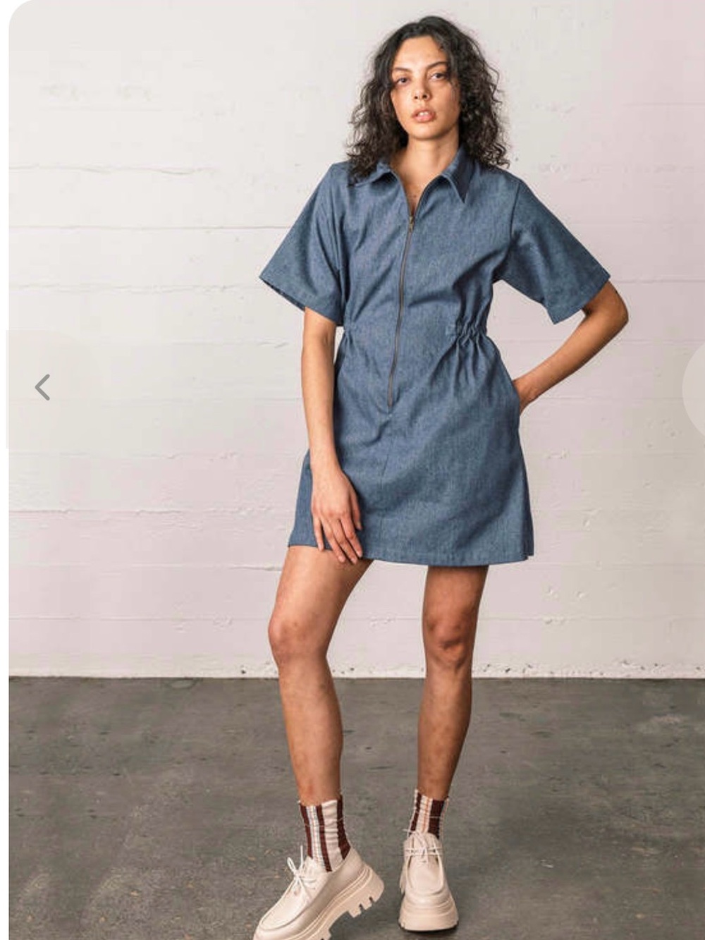 Noble Denim Utility Dress.